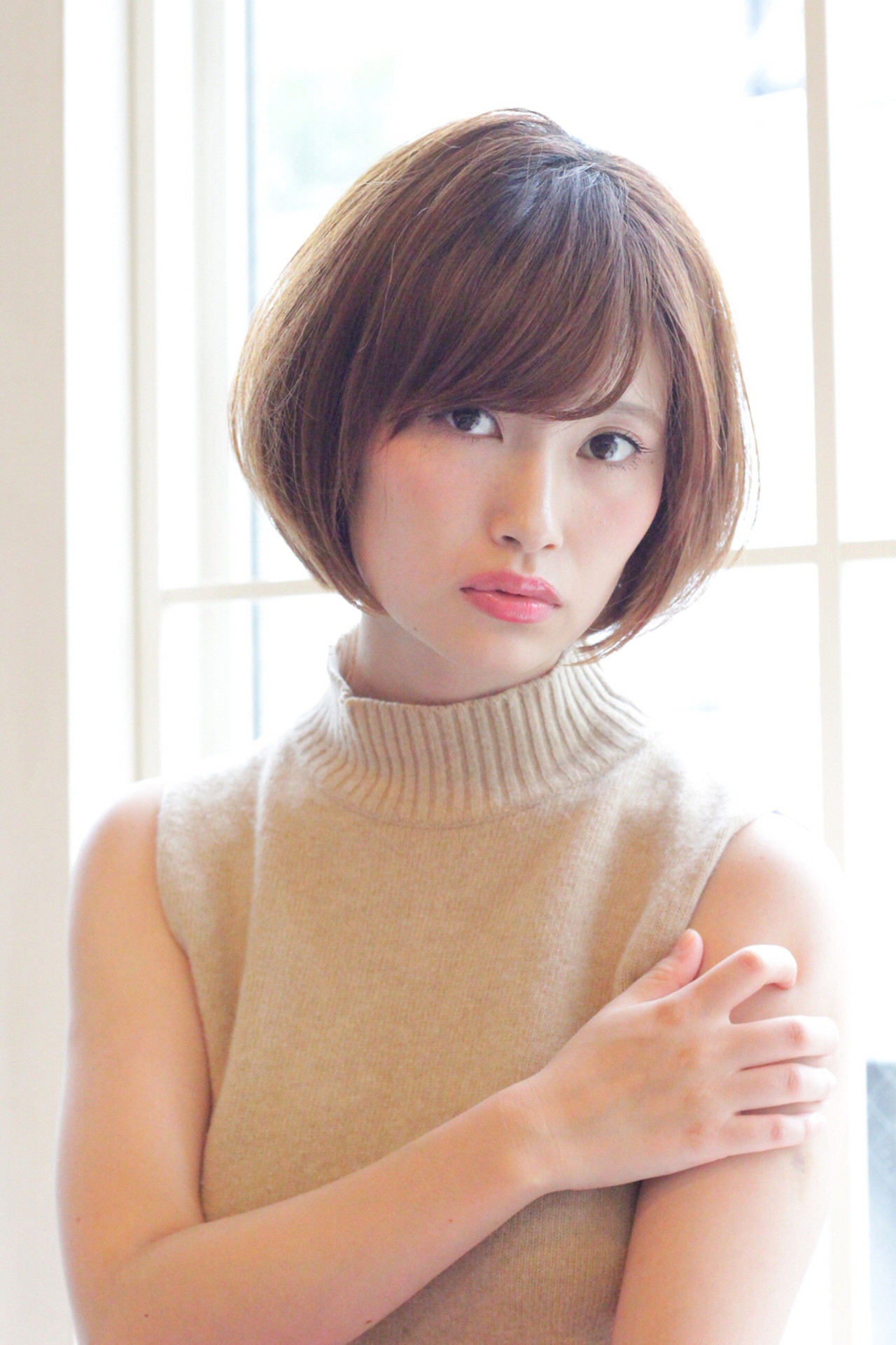 面長さんに似合うショートって?似合わせのコツは形に