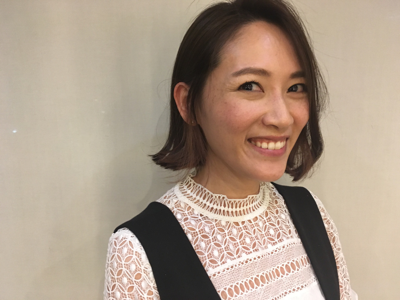 切りっぱなしボブが気になる人はコチラ♡セット法やアレンジも要チェック 杉田 麻美