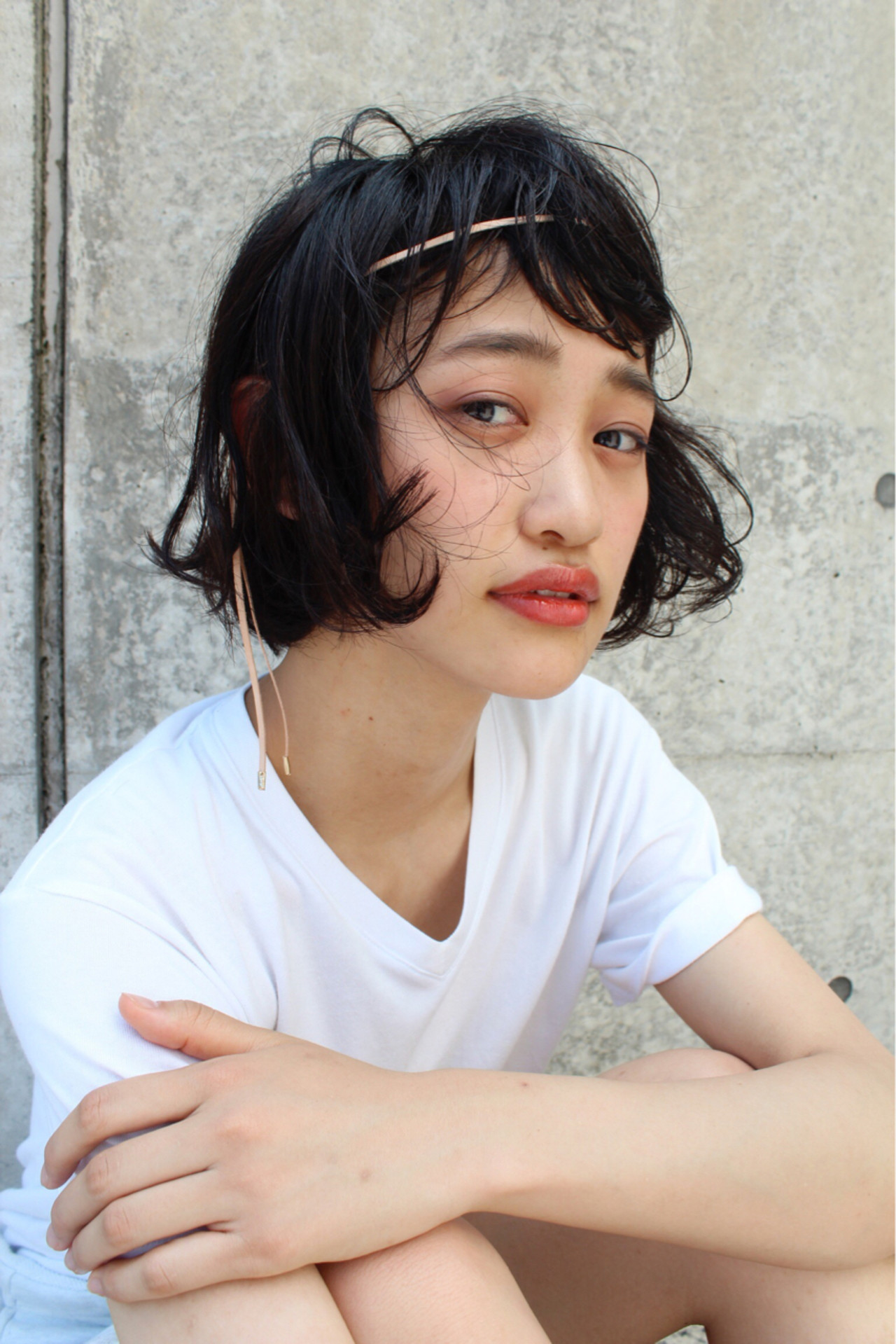 切りっぱなしボブが気になる人はコチラ♡セット法やアレンジも要チェック 永井 美菜子 bibito