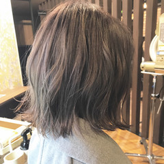アッシュベージュ アッシュ
切りっぱなし ボブ ヘアスタイルや髪型の写真・画像