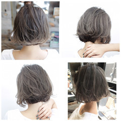 グレージュ 外国人風カラー
ストリート ボブ ヘアスタイルや髪型の写真・画像