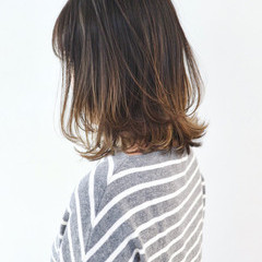 バレイヤージュ ストリート
外国人風カラー ミディアム ヘアスタイルや髪型の写真・画像