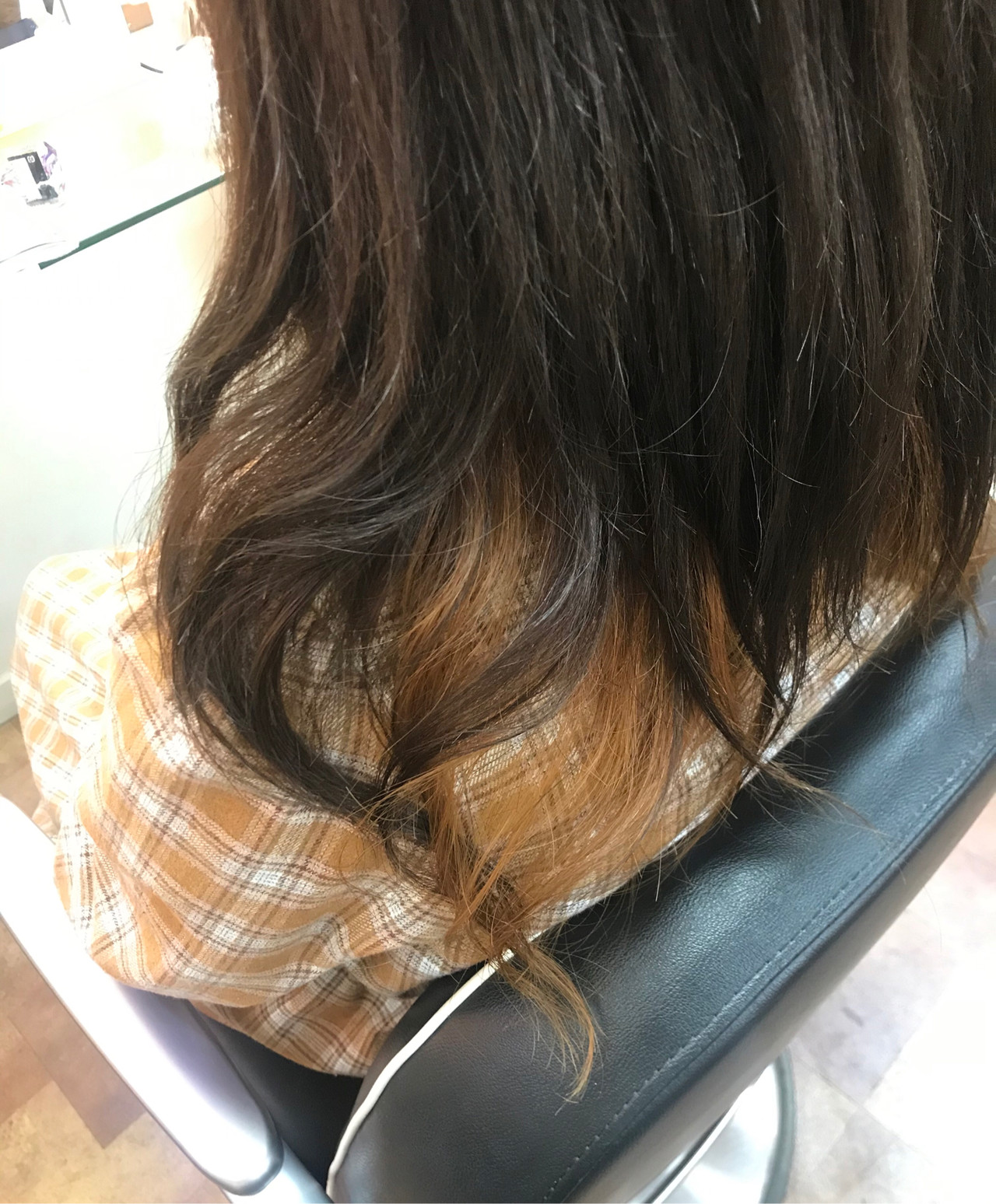 セミロング ヘアカラー インナーカラー 春ヘア 美容室fabric ファブリック 白岩美郷 Hair
