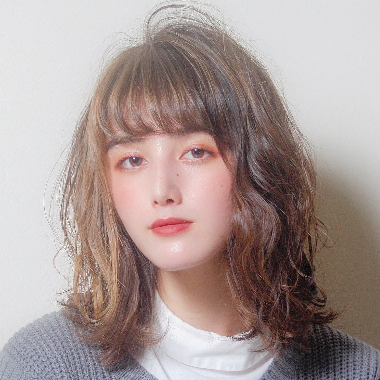 髪型 ロング 無造作