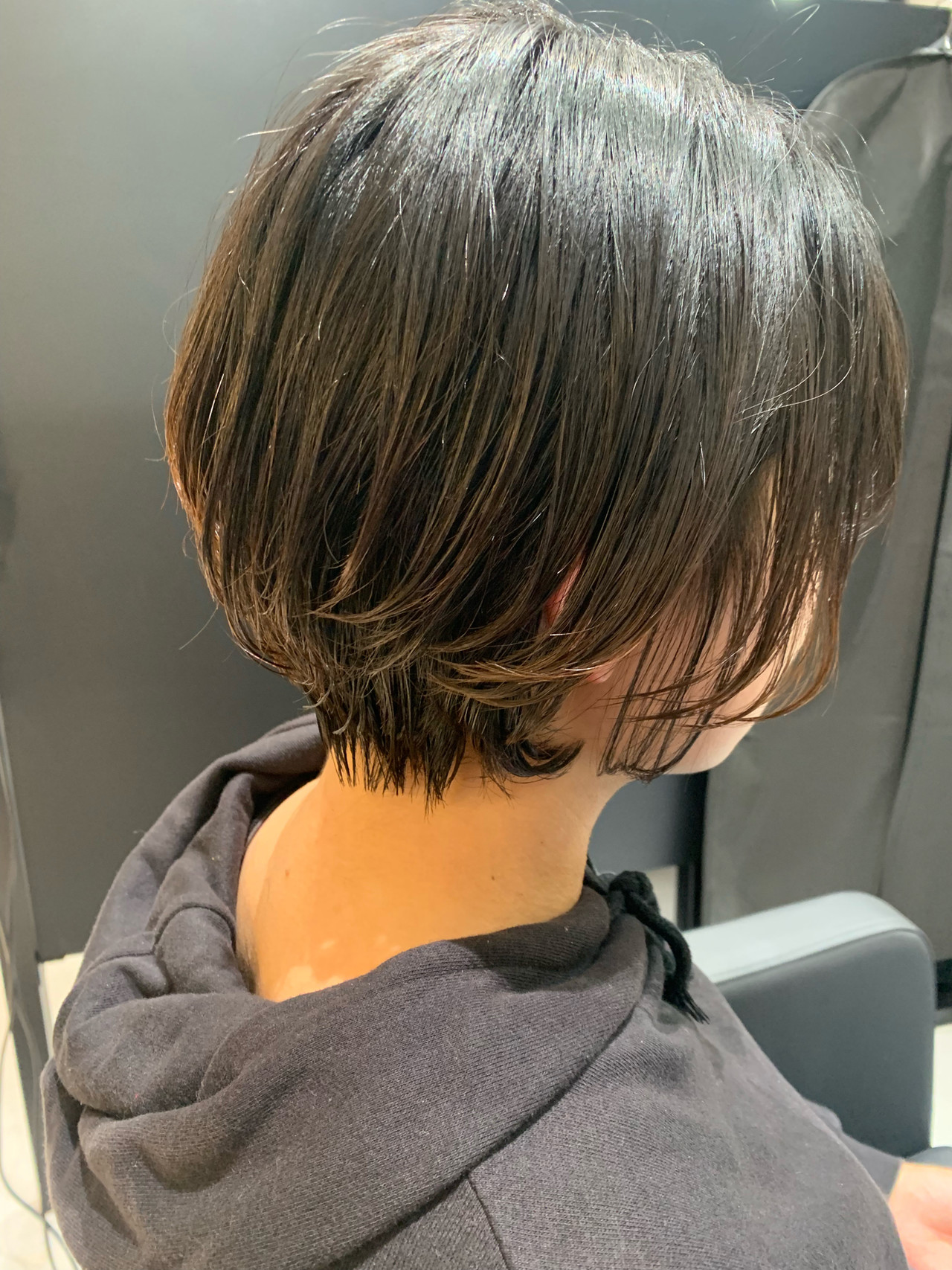 ナチュラル 大人可愛い 丸みショート ウェットヘア The Ect 木下 茉里奈 Hair