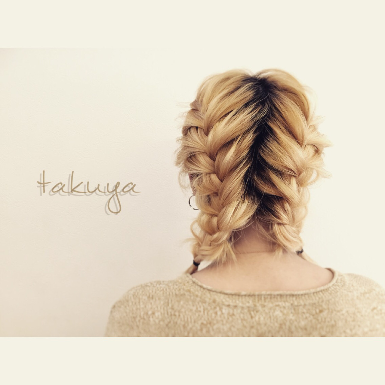 ボブ・ヘアアレンジ・編み込み