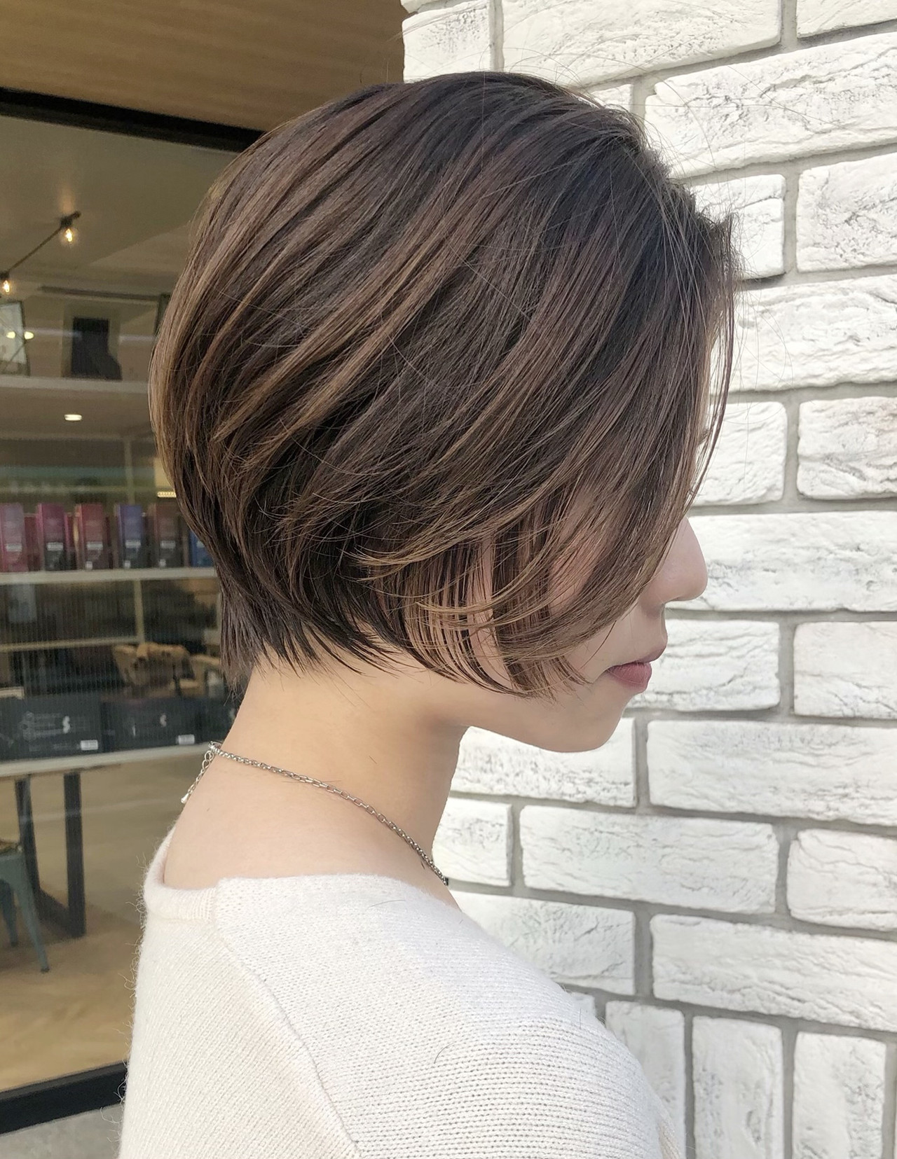 エレガント 髪型 ショート