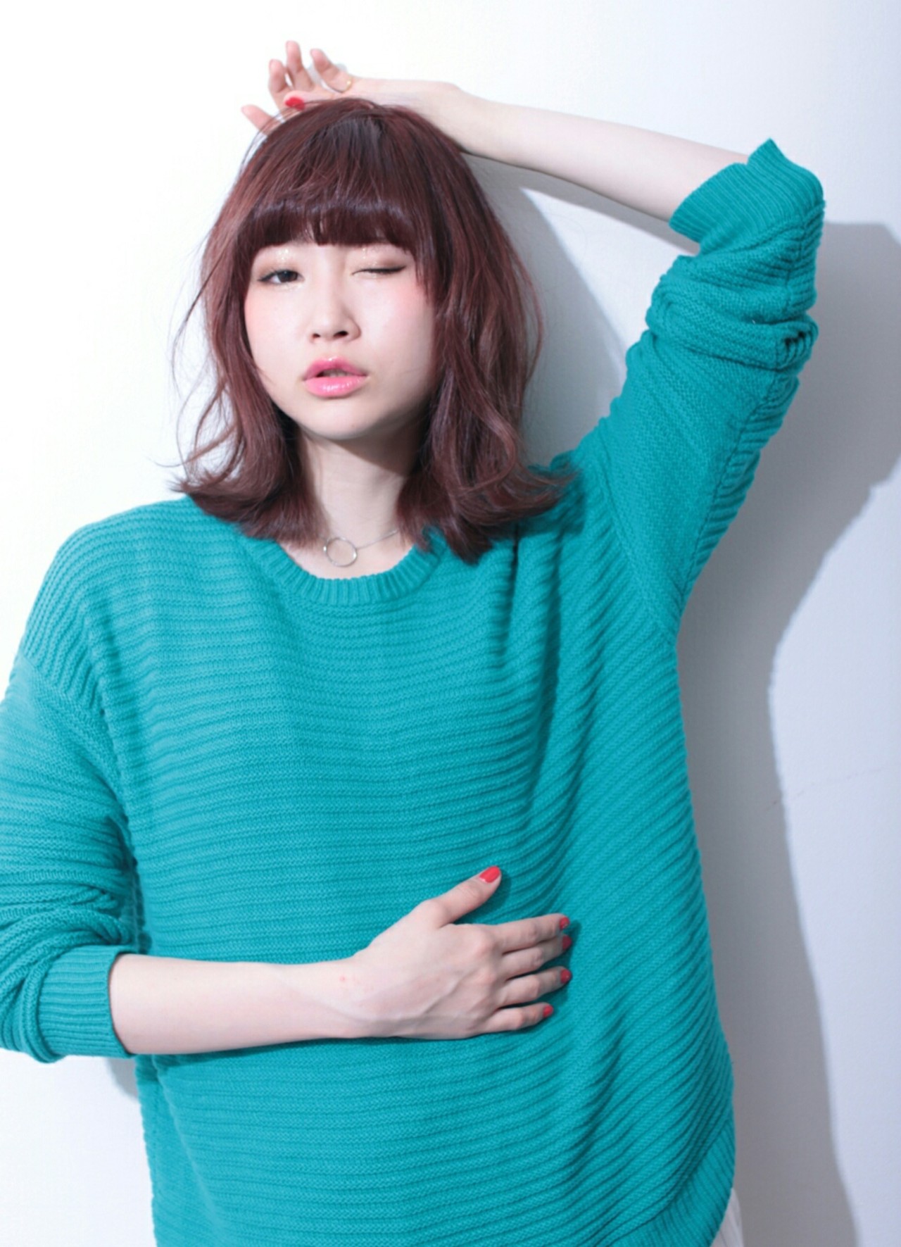 30代・ヘアスタイル・ミディアム