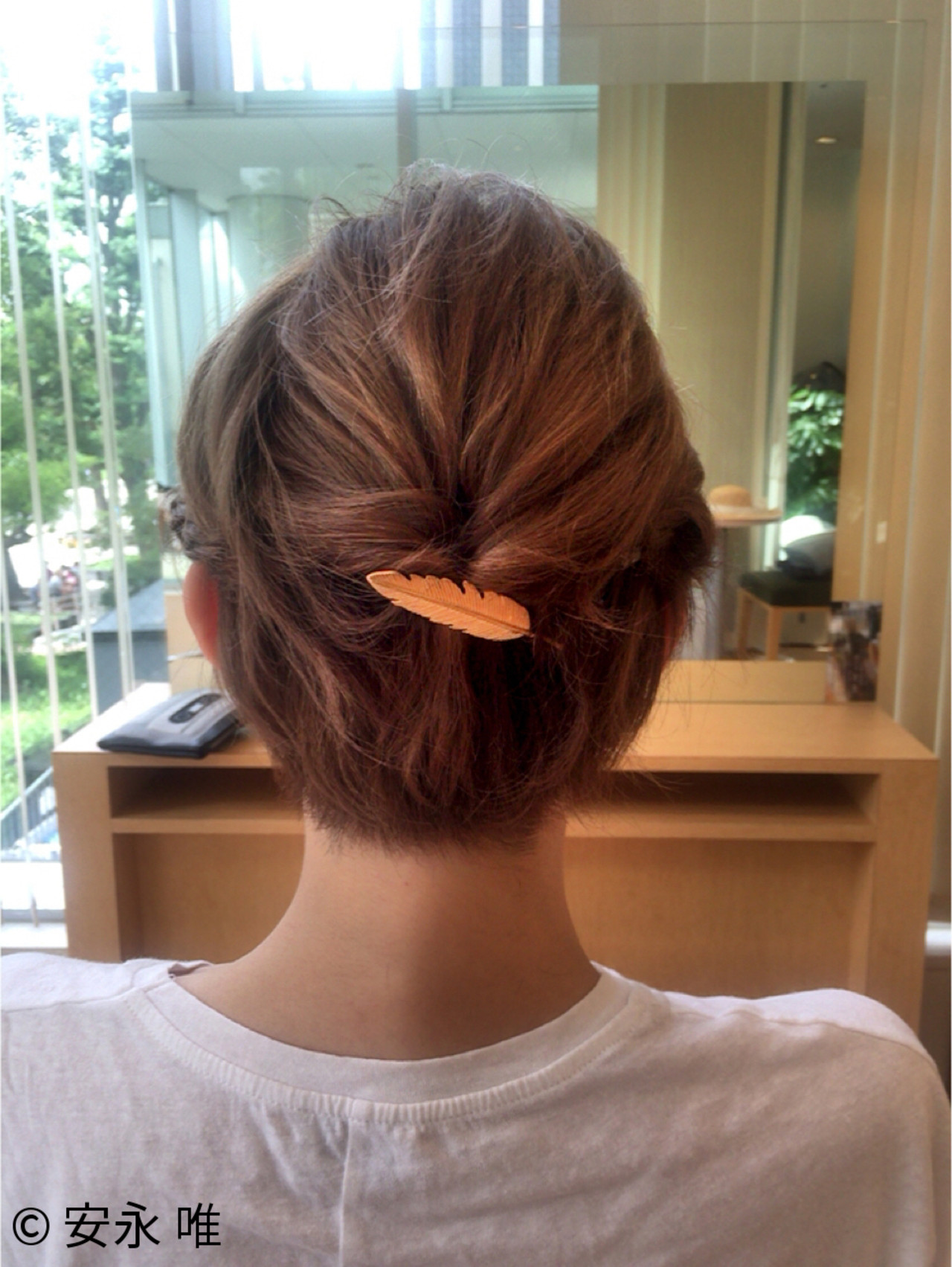 髪型 ロング まとめ髪