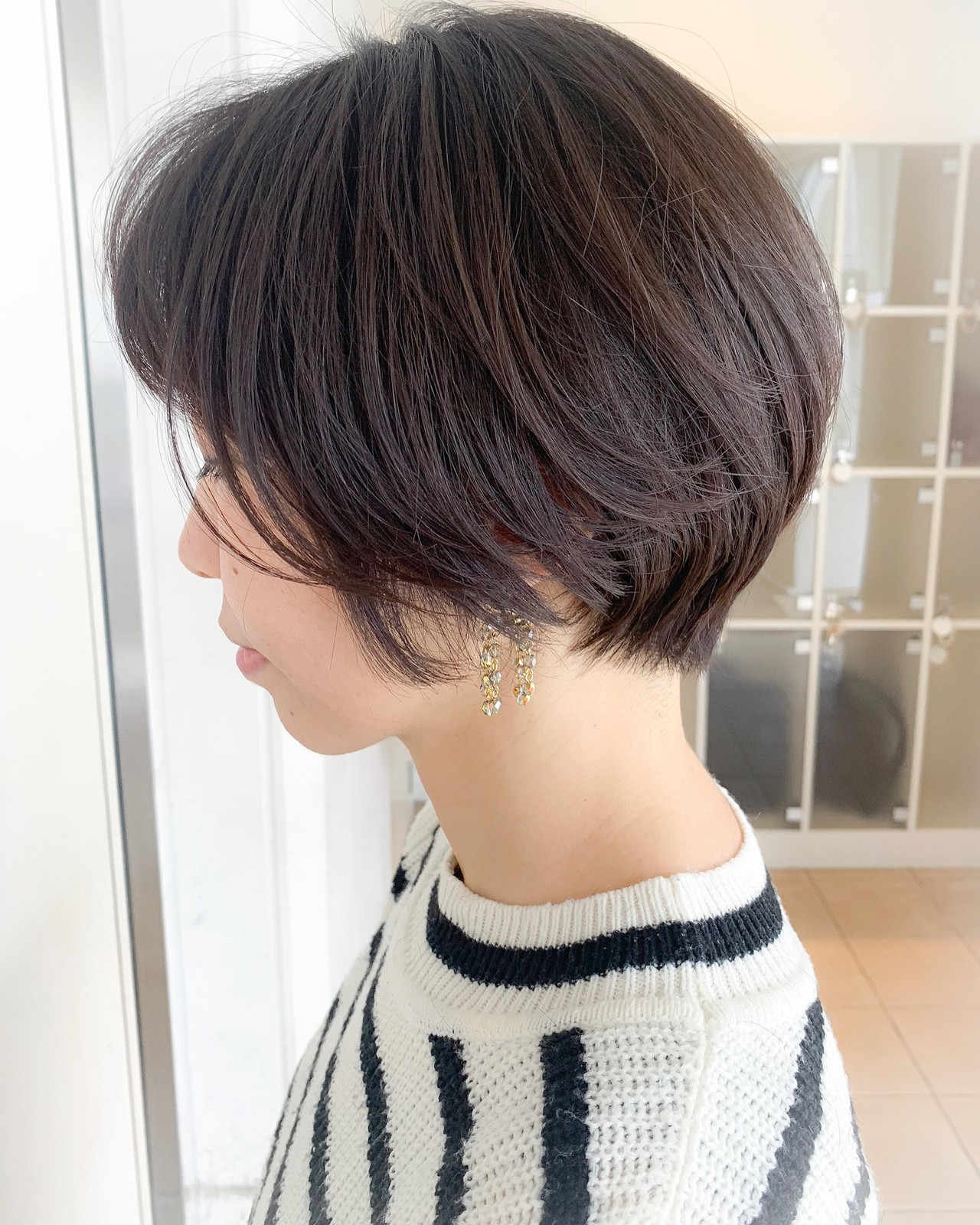 髪型 ショート エレガント