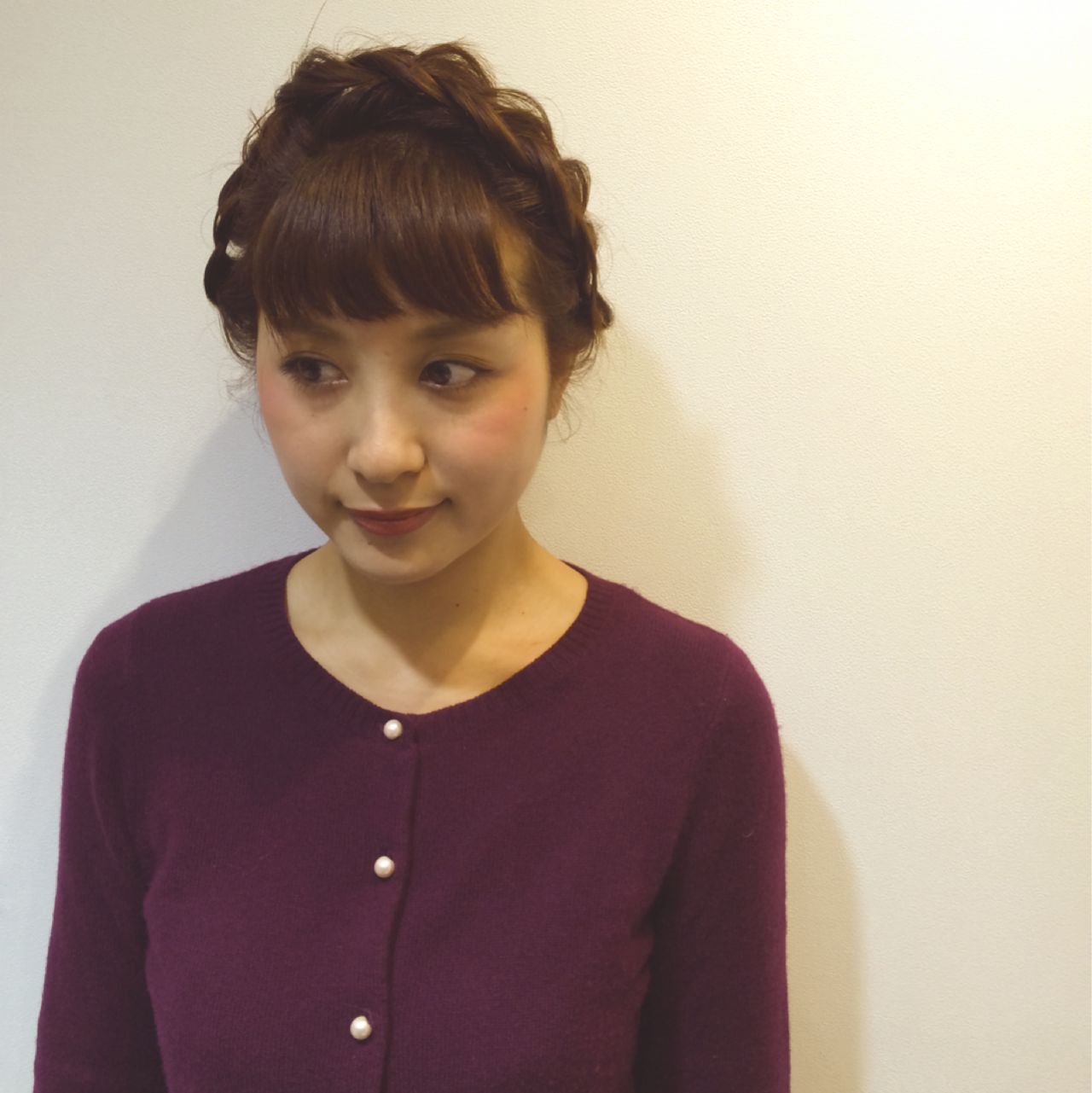 前髪・編み込み・ぱっつん