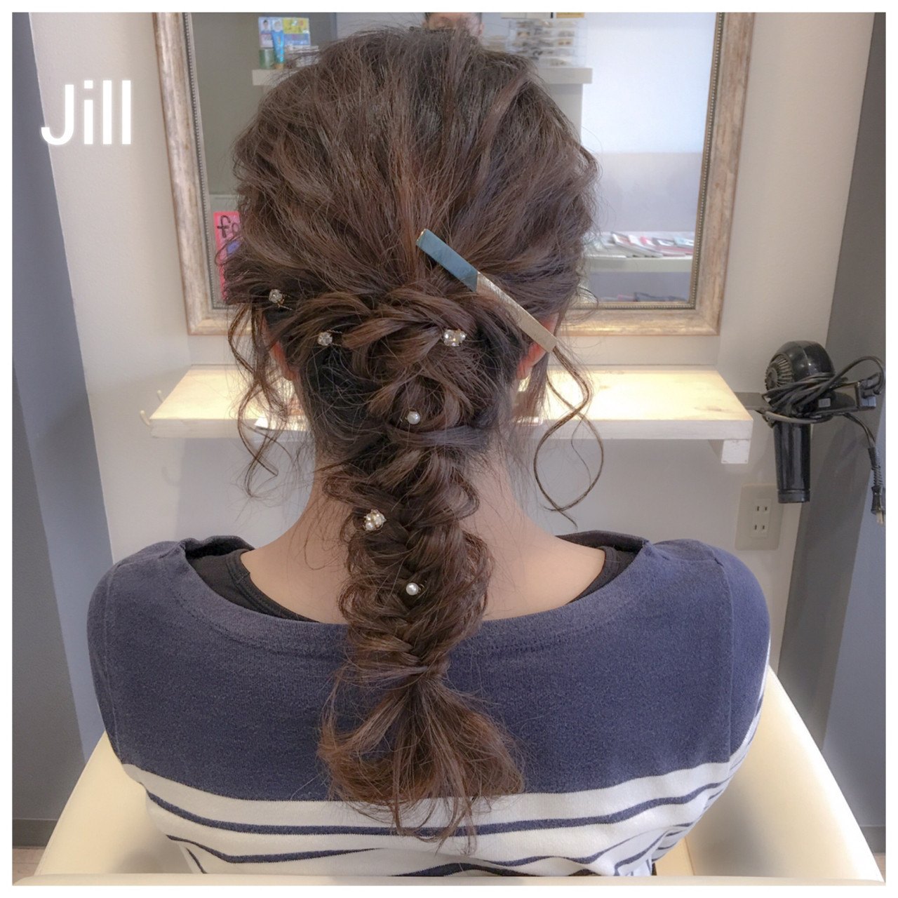 パーティー 髪型 フィッシュボーン