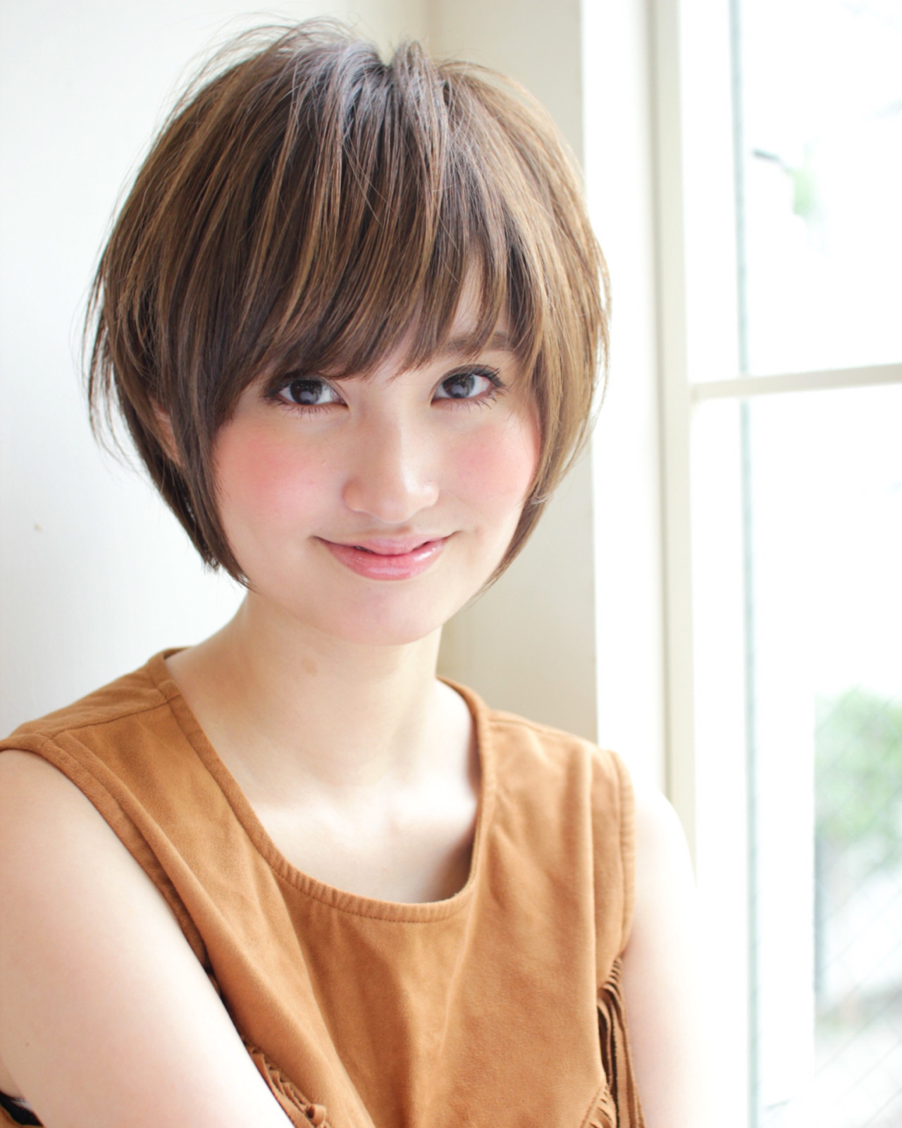 前髪あり 色気 ナチュラル ショート|KAYAK by HONEY 宮崎えりな KAYAK by HONEY 291894【HAIR】