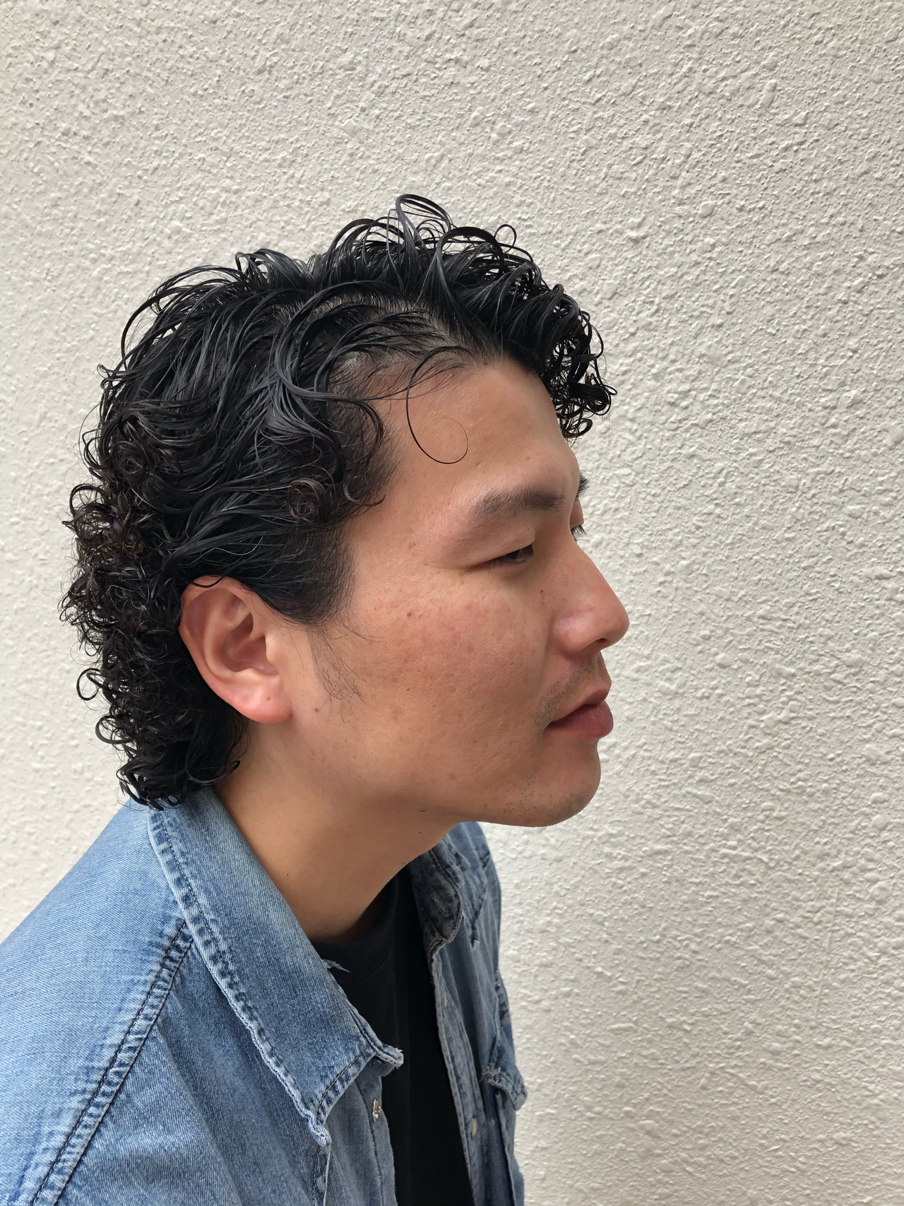 ミディアム ウルフカット ストリート パーマ 金子 一海 Hair