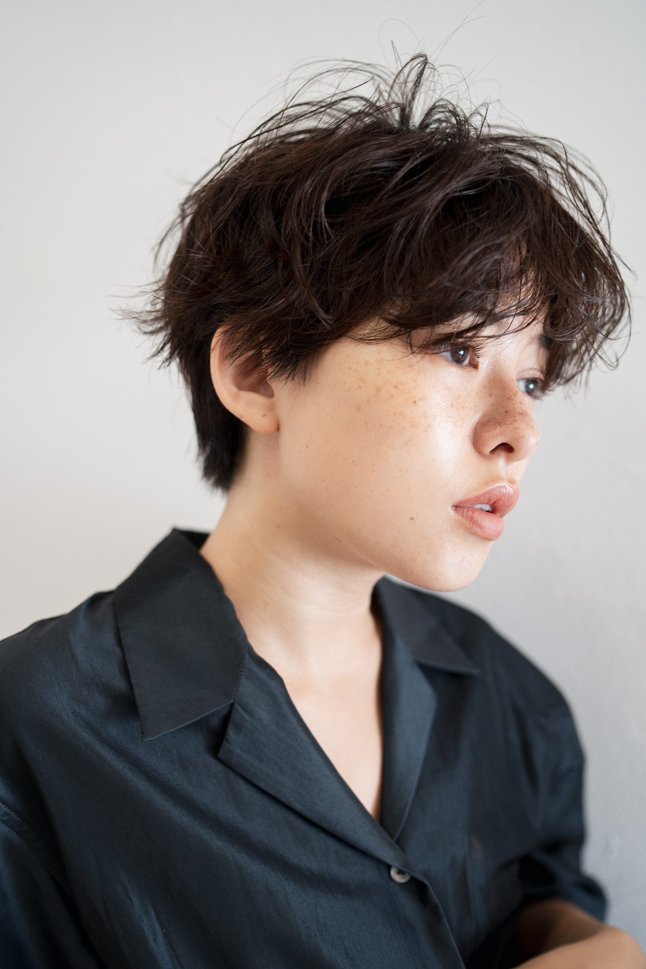 髪型 ロング 無造作